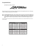 Предварительный просмотр 4 страницы LifeFitness M051-00K75-0002 Assembly Instructions Manual