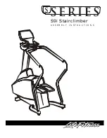 LifeFitness S9i Stairclimber Assembly Instructions Manual предпросмотр