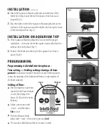 Preview for 2 page of Lifegard Intelli Feed R440950 User Manual