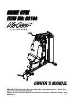 LifeGear 63144 Owner'S Manual preview