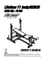 Предварительный просмотр 1 страницы LifeGear 76100 Owner'S Manual