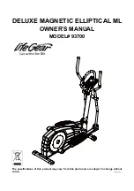 Предварительный просмотр 1 страницы LifeGear 93700 Owner'S Manual