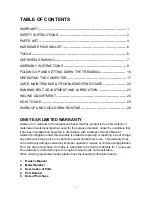 Preview for 2 page of LifeGear 97988T Owner'S Manual