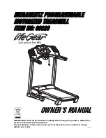 LifeGear 98820 Owner'S Manual preview