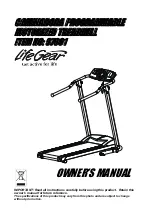 LifeGear CAMINADORA 97001 Owner'S Manual preview