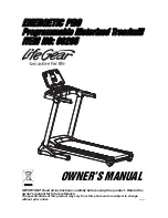 LifeGear Energetic Pro Owner'S Manual preview