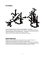 Предварительный просмотр 13 страницы LifeGear F2 body/BENCH Owner'S Manual