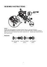 Preview for 9 page of LifeGear HERACLES Owner'S Manual