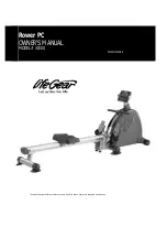 Preview for 24 page of LifeGear Rower PC 30100 Owner'S Manual