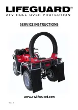 Предварительный просмотр 1 страницы LifeGuard ATV Lifeguard Service Instructions Manual