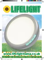 Предварительный просмотр 1 страницы LifeLight 1700 Manual