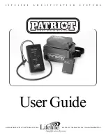 Lifeline Patriot User Manual предпросмотр