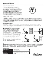 Предварительный просмотр 5 страницы Lifelux LS19-IQH-M User Manual