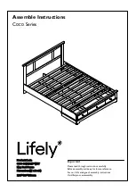 Предварительный просмотр 1 страницы Lifely CCO-DEBED137-WHT Assemble Instructions