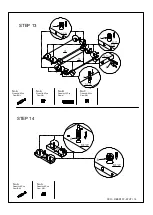 Предварительный просмотр 12 страницы Lifely CCO-DEBED137-WHT Assemble Instructions