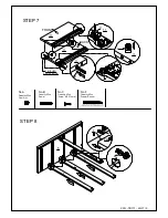 Предварительный просмотр 9 страницы Lifely Coco CCO-TB117-WHT Assemble Instructions