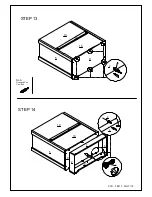 Предварительный просмотр 12 страницы Lifely Coco CCO-TB117-WHT Assemble Instructions