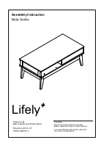 Lifely Nobu NB CT1264-OK Assembly Instruction Manual предпросмотр