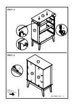 Предварительный просмотр 12 страницы Lifely Nobu NB TB8411-OK TALLBOY Assembly Instruction Manual