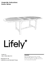 Lifely Norita Series Assembly Instructions Manual preview