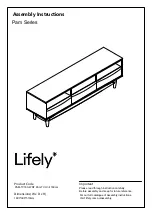 Lifely Pam Series Assembly Instructions Manual предпросмотр