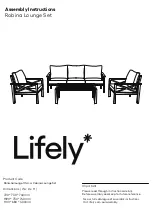 Lifely Rbna-4plounge-Otdr-cs Robina Lounge Set Assembly Instructions Manual preview