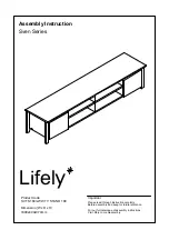 Lifely Sven SV TS1843-WW Assembly Instructions Manual предпросмотр