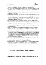 Предварительный просмотр 3 страницы LIFEPLUS IFH12A-56 Instruction Manual