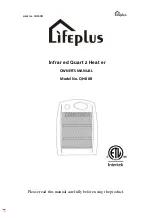 LIFEPLUS QH-80B Owner'S Manual предпросмотр