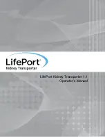 LifePort Kidney Transporter 1.1 Operator'S Manual предпросмотр