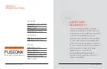 Предварительный просмотр 9 страницы Lifepro FUSIONX User Manual