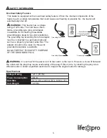 Предварительный просмотр 5 страницы Lifepro LS-IQH-62 User Manual