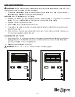 Preview for 13 page of Lifepro LS1002THD14 User Manual