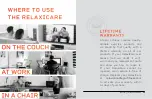 Предварительный просмотр 8 страницы Lifepro RELAXICARE User Manual