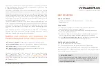 Preview for 3 page of Lifepro Vitalize Plus User Manual