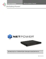 LifeSafety Power NETPOWER NPR250-16M Installation Manual preview