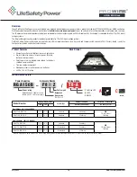 LifeSafety Power PROWIRE RGA150B-D8Z/T8-A Manual preview