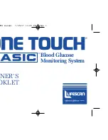 Preview for 1 page of Lifescan BASIC - 11-96 Owner'S Booklet