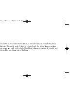 Preview for 2 page of Lifescan ONE TOUCH BASIC BLOOD GLUCOSE MONITORING SYSTEM Owner'S Booklet