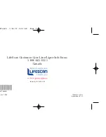 Preview for 103 page of Lifescan ONE TOUCH BASIC BLOOD GLUCOSE MONITORING SYSTEM Owner'S Booklet