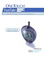 Lifescan OneTouch FastTake Owner'S Booklet preview