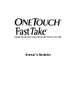 Предварительный просмотр 3 страницы Lifescan OneTouch FastTake Owner'S Booklet