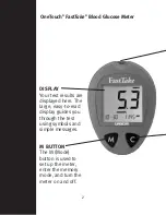 Предварительный просмотр 12 страницы Lifescan OneTouch FastTake Owner'S Booklet