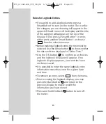 Preview for 89 page of Lifescan ONETOUCH ULTRASMART Owner'S Booklet