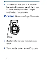 Preview for 24 page of Lifescan Sure Step Flexx Quick Refence Manual