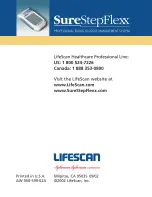 Preview for 35 page of Lifescan Sure Step Flexx Quick Refence Manual