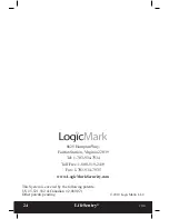 Предварительный просмотр 24 страницы LifeSentry LogicMark 37911 Setup And Operation Instructions