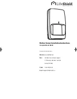 Предварительный просмотр 1 страницы LifeShield 5894PI Installation Instructions