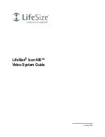 LifeSize Icon 600 System Manual предпросмотр