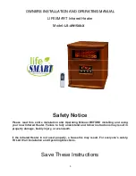 Preview for 1 page of lifeSMART LS-4W1500-X Owners Installation And Operating Manual